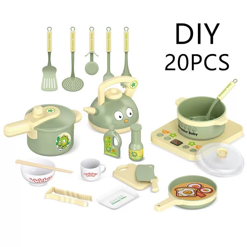 BỘ NẤU ĂN 20 MÓN XANH